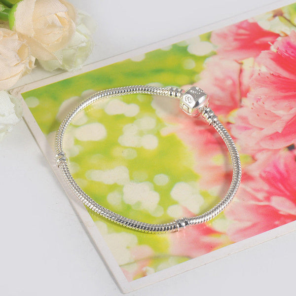 Starter Love barrel Clasp Charm Bracelet