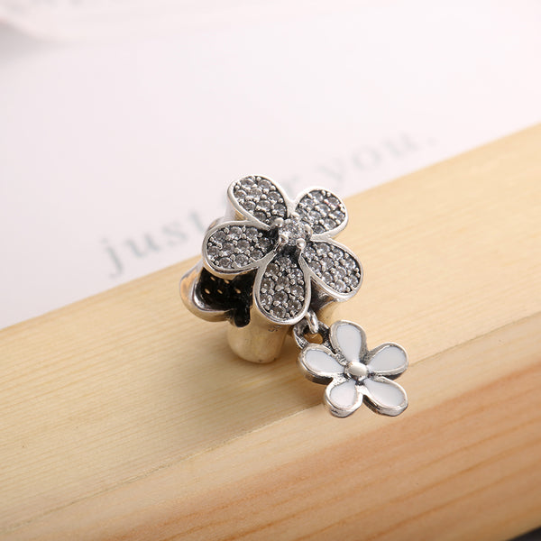 Dazzling Daisy Duo Dangle Charm
