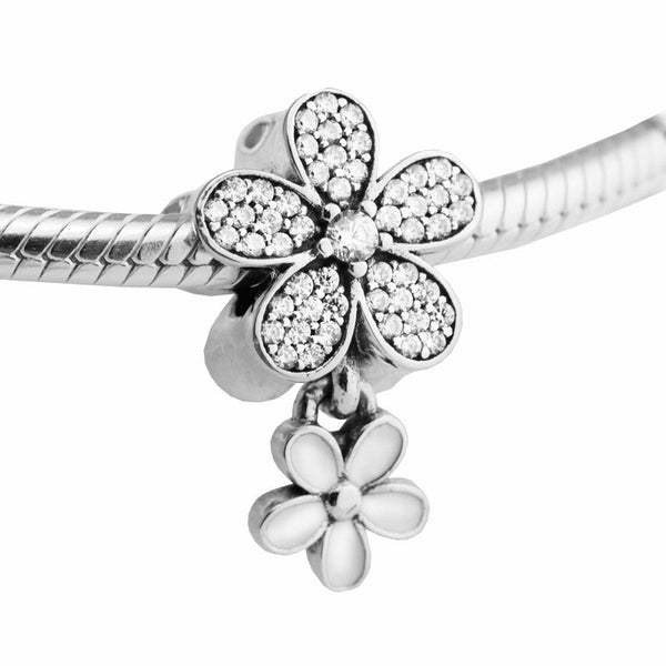 Dazzling Daisy Duo Dangle Charm