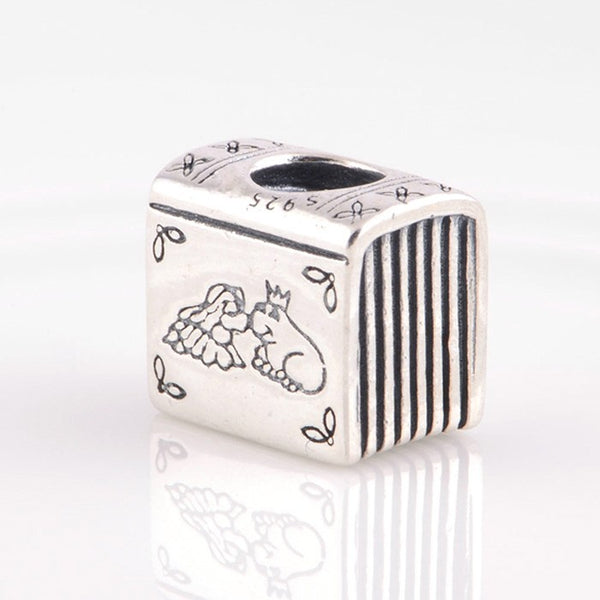Silver plated Fairy tales story book Charm