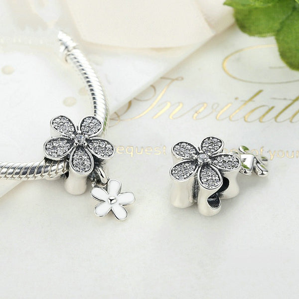 Dazzling Daisy Duo Dangle Charm