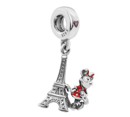 925 Sterling Silver Pave Dog Paw Animal Charm