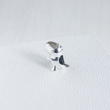 925 Sterling Silver Dino the Dinosaur Pet Animal Charm