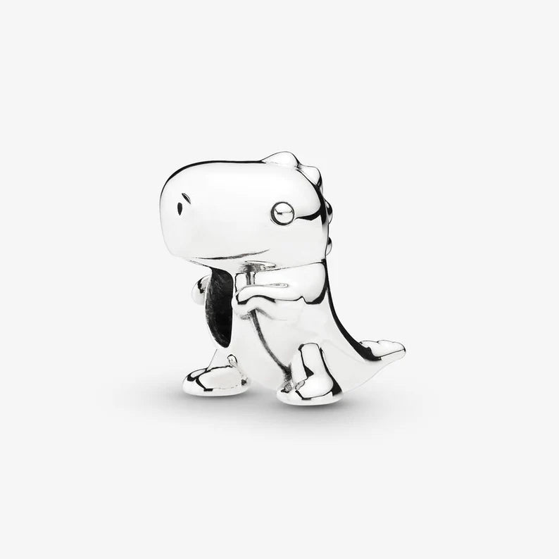 925 Sterling Silver Dino the Dinosaur Pet Animal Charm