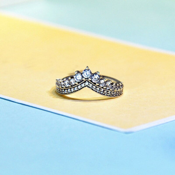 925 Sterling Silver Timeless Wishbone Stackable Ring