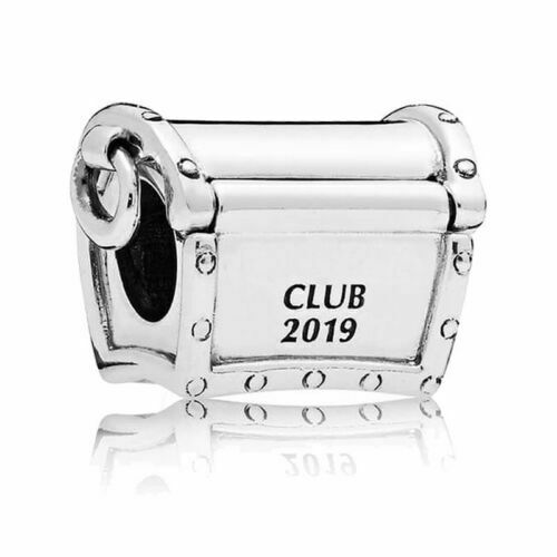 Limited Edition 2019 Club Rose Gold Treasure Chest Box Charm