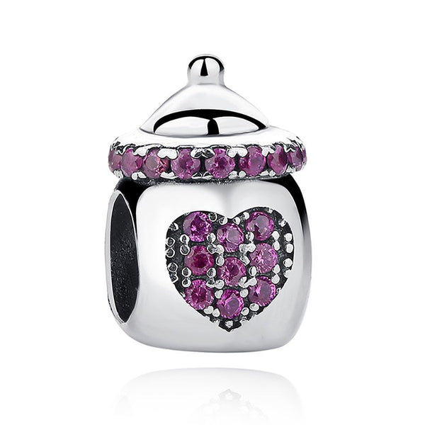 baby girl new born pandora fit pave charm