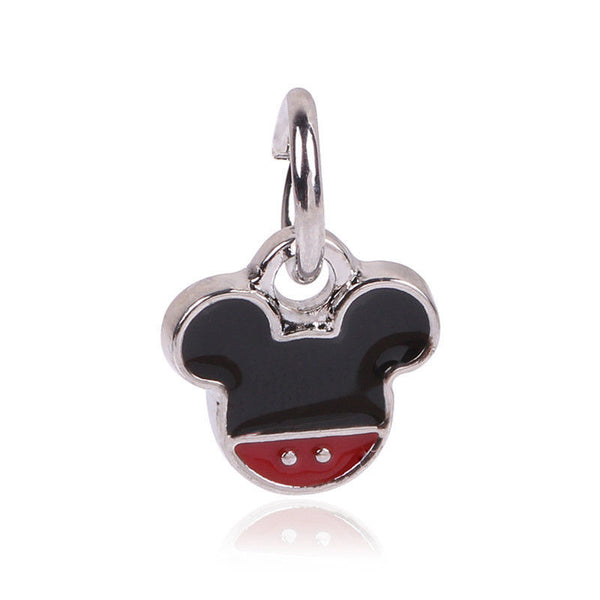 Pandora fit Mickey Mouse Bow Disney Pendant Charm