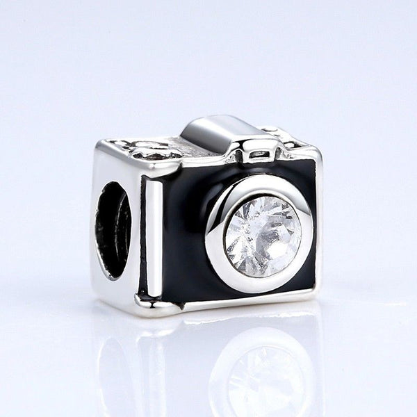 Black Sentimental Snapshots Camera Charm