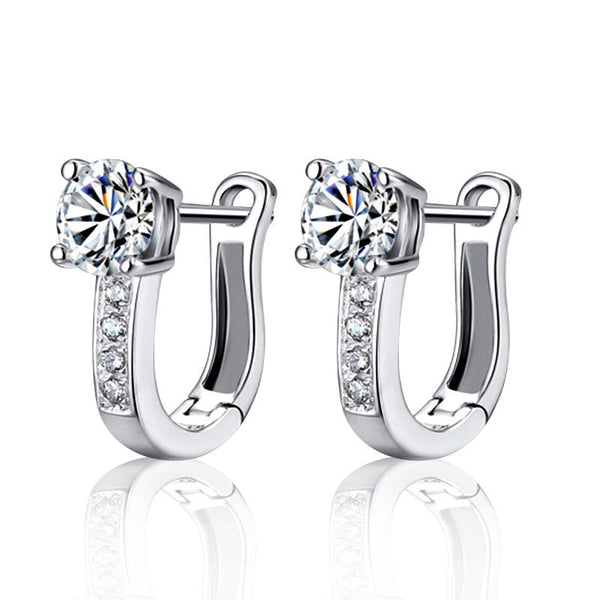 pandora style u shape best friends studs