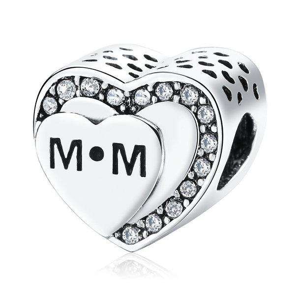 Tribute to Mum MOTHERS DAY Love Heart Charm