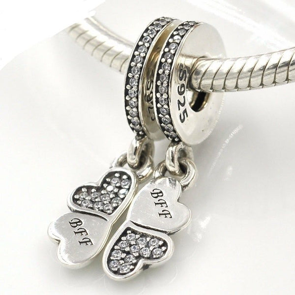 fits pandora bff twin best friends charm set