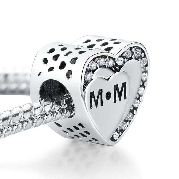 Tribute to Mum MOTHERS DAY Love Heart Charm
