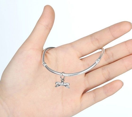 BOW KNOT Dropper Dangle Pendant Charm