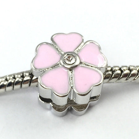 Silver Plated Daisy Stopper Clip