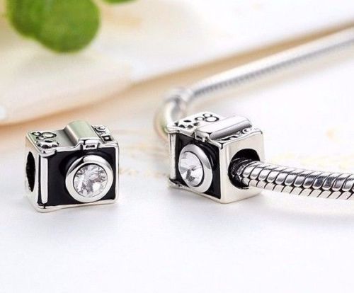 Black Sentimental Snapshots Camera Charm
