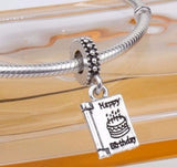 Happy Birthday Celebration Pendant Charm for pandora bracelets