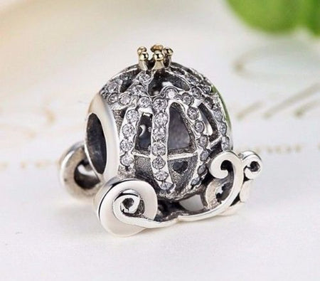Silver Plated Dazzling Daisy Meadow Rose Charm