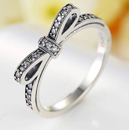Silver Sterling Star Trail Stackable Delicate Ring