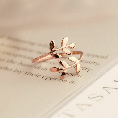 Olive Leaf Adjustable Ring