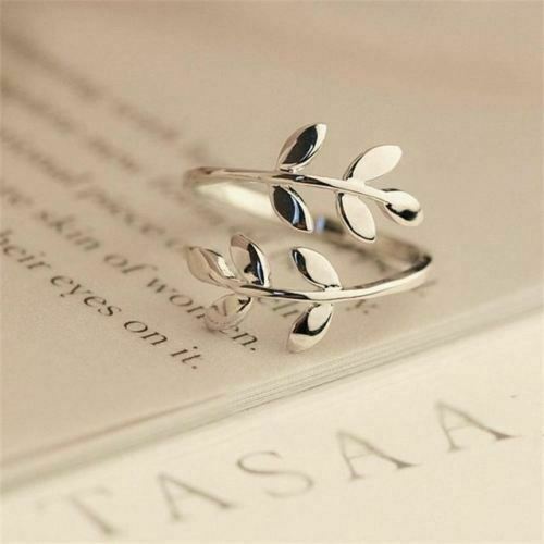 Olive Leaf Adjustable Ring