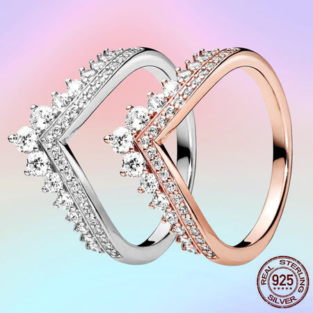 925 Sterling Silver Sparkling DAZZLING DAISY BAND Stackable Ring