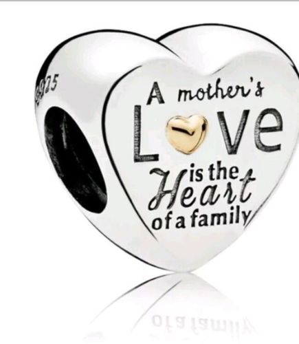 I Love You mom mother day love heart Charm