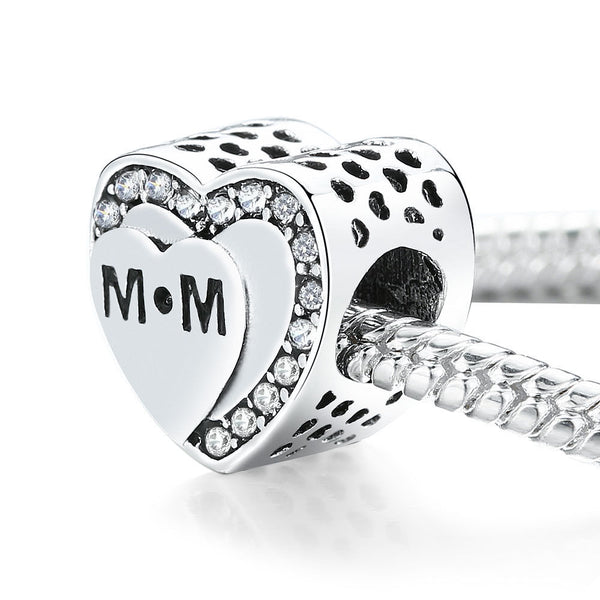 Tribute to Mum MOTHERS DAY Love Heart Charm