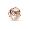 fits pandora rose gold baby feet charm