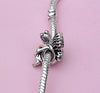 Pixie Fairy angel wings gold heart Charm