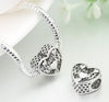 I Love You mom mother day love heart Charm pandora style