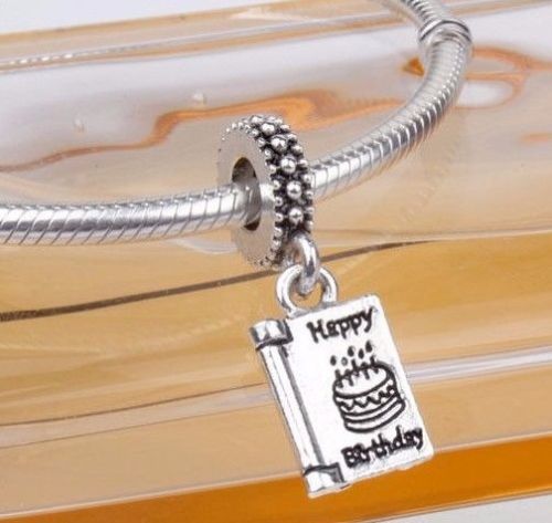 Happy Birthday Celebration Pendant Charm for pandora bracelets