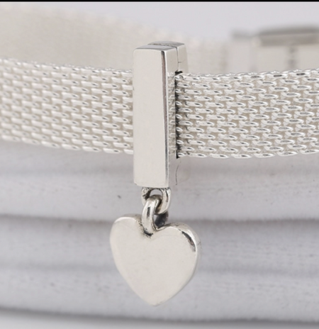 925 Silver Sparkling Dazzling Leaf Clip Charm Fits Reflexions bracelets