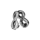 925 Silver Reflexions Sparkling Infinity Clip Charm Fits Reflexions bracelets