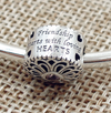 love and friendship charm fits pandora bracelets